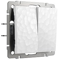 Выключатель без рамки Werkel Hammer 2-кл. белый